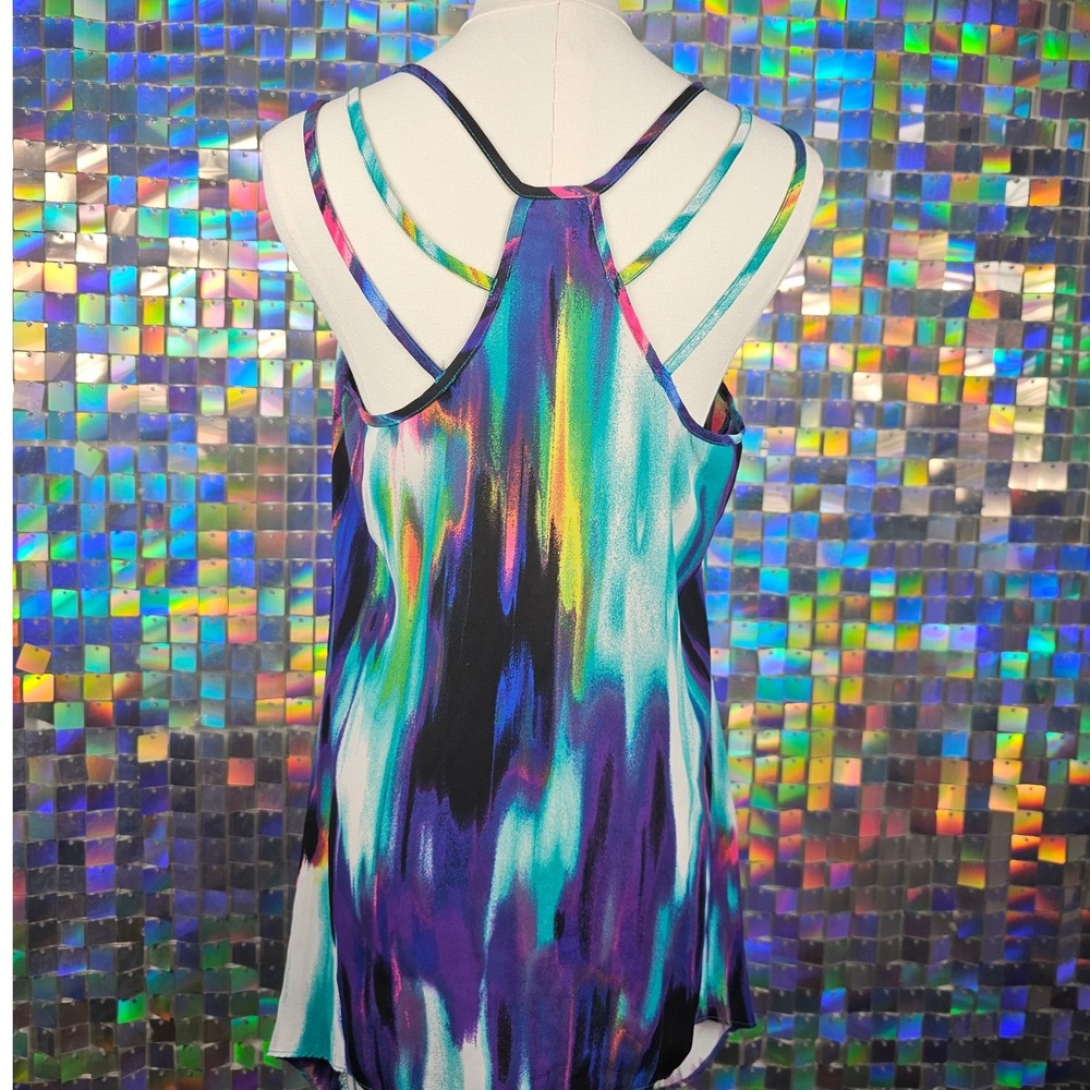 Maurice's Women's Abstract Fairy Hanky Hem‎ Tank Top - Picture 5 of 6